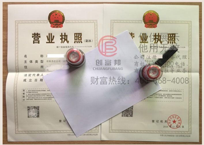 某某人商贸有限合伙企业证件展示